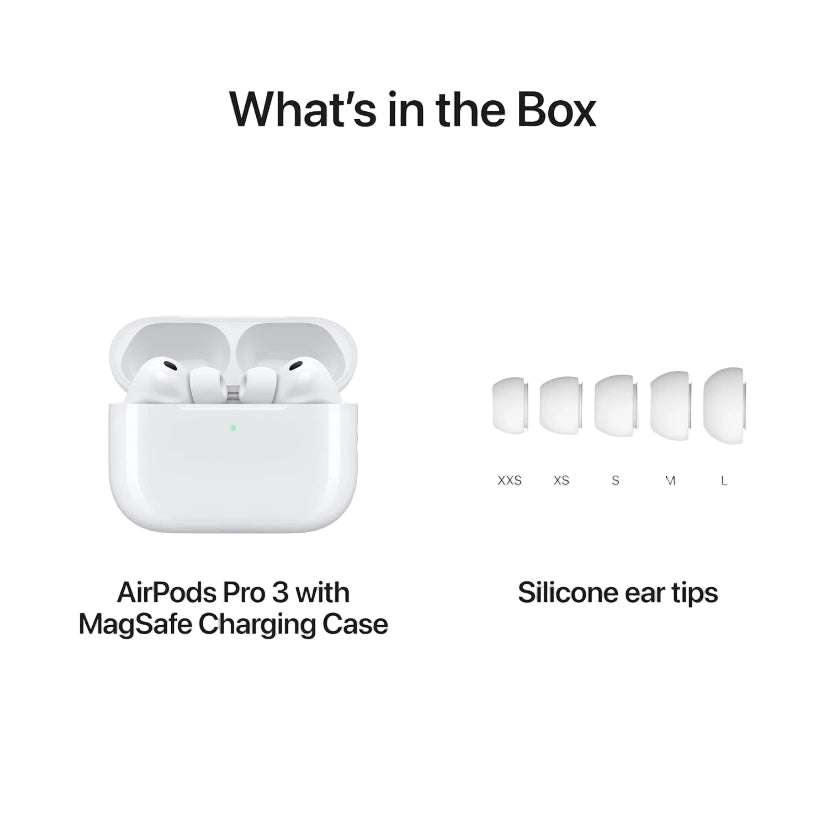 AirPods Pro 3 (ANC, USB-C, Adaptive Audio)